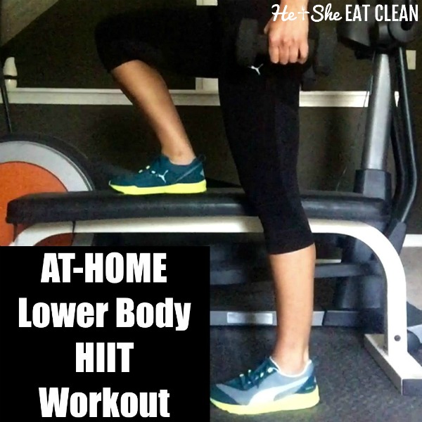 AT-HOME Lower Body HIIT Workout