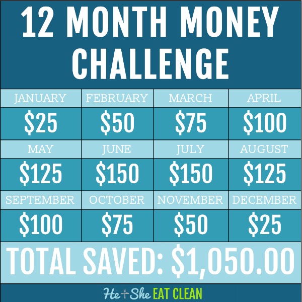 12 Month Money Challenge