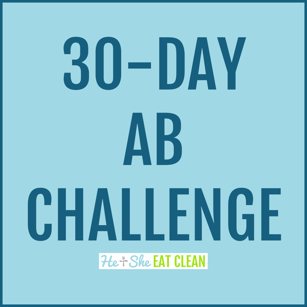 30 Days Tummy Toning Challenge 