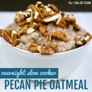 Pecan Pie Slow Cooker Overnight Oatmeal