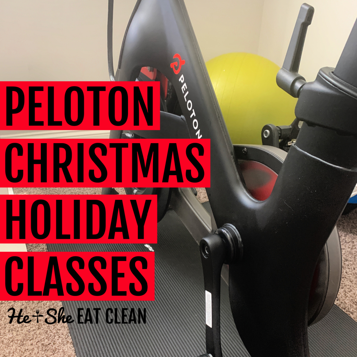 Peloton Christmas/Holiday Classes